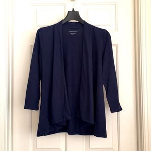 Charter Club Navy Blue Cardigan Size Small